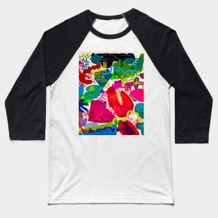 Two Hearts For the Asking - My Original Art Baseball T-Shirt